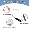 10 PCS Hearing Aid Cleaning Kits, Multifunctional Hearing Aid Amplifier Earmold Sound Tubes Cleaning Long Wire, Reusable Universal Headphones Vent Cleaner for Earpiece Earmold Remove Impurities view 3