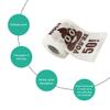 Lawaleishe Funny Toilet Paper - 'You're 50' Printed Prank Birthday Decor for Women and Men - Novelty Bathroom Party view 3
