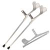 1 Pair Cane, Aluminum Forearm Crutch, Adjustable Height Walking Sticks for Men and Women with Height 140-185Cm Chaser of Light view 1