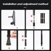 1 Pair Cane, Aluminum Forearm Crutch, Adjustable Height Walking Sticks for Men and Women with Height 140-185Cm Chaser of Light view 3