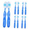 FOMIYES 50pcs Prison Toothbrush Small Short Handle Toothbrush for Portable Travel Use view 4
