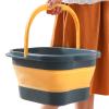 YYLDPFDC Collapsible Foot Bath Basin, Tub Basin Tools Foot Spa Foldable Footbath Tub, Foot SPA Bath Tub, Collapsible Pedicure Bowl with Carry Handle, Pedicure Foot Soak Bath (Green) view 1