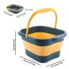 YYLDPFDC Collapsible Foot Bath Basin, Tub Basin Tools Foot Spa Foldable Footbath Tub, Foot SPA Bath Tub, Collapsible Pedicure Bowl with Carry Handle, Pedicure Foot Soak Bath (Green) view 4