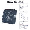 Extra Large Blood Pressure Cuff, 22-52CM Arm Circumference Blood Pressure Cuff with 6 Connectors, Universal Fit Replacement Cuff, Compatible with Omron BP Monitors and Other Brands view 4