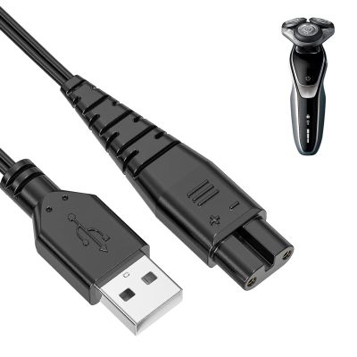 Shaver Charger Cable for Hatteker, USB One Blade Charging Cable, Replacement Razor Charger Cord, Shaver Beard Trimmer Charger, 1.5m Electric Razor USB Charging Cord RFC-588 RFC-598 RFC-690 RSCX-7568