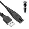 Shaver Charger Cable for Hatteker, USB One Blade Charging Cable, Replacement Razor Charger Cord, Shaver Beard Trimmer Charger, 1.5m Electric Razor USB Charging Cord RFC-588 RFC-598 RFC-690 RSCX-7568 view 1