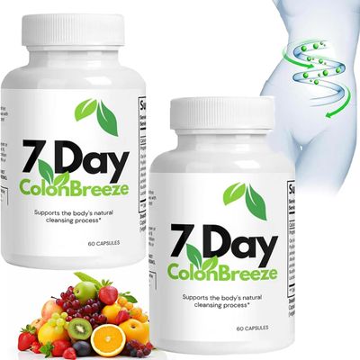 Colon Breeze - 7 Day Colon Breeze,7 Day Cleanse,Gut Cleanse,Help Gut Cleanse&Colon Cleanse for Women Men (2 pcs)