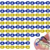 Dinntty 60pcs Dental Elastic Rubber Fixing Wedges Disposable Plastic Orthodontic Elastic Placers Composite Tooth Separator view 1