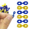 Dinntty 60pcs Dental Elastic Rubber Fixing Wedges Disposable Plastic Orthodontic Elastic Placers Composite Tooth Separator view 3