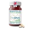 Endotelio 1-MNA Vegan Complex, NAD Supplement with D3, K2, B12, Iron & Folic Acid, The Vegan Multivitamin with NAD Support, Anti Ageing, Energy & Immune Health for Plant-Based Diets, 30 Capsules view 1