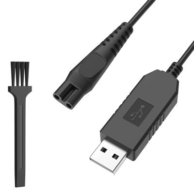 15V Shaver Charger Cable, USB One Blade Charger QP6650 Compatible with Shavers Series 3000 5000 7000 9000 & OneBlade Models QP6651 QP6520 QP6550, Portable Electric Razor Charging Cord (100cm)