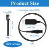 15V Shaver Charger Cable, USB One Blade Charger QP6650 Compatible with Shavers Series 3000 5000 7000 9000 & OneBlade Models QP6651 QP6520 QP6550, Portable Electric Razor Charging Cord (100cm) view 2