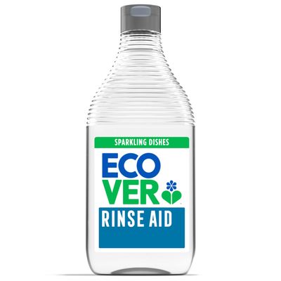 Ecover Dishwasher Rinse Aid, Sparkling Dishes and Quick Drying Action, For The Ultimate Clean, Pack of 1, 450ml