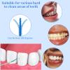 240 Pcs Tooth Picks Floss Sticks,Floss Brushes,toothpicks,interdental Brushes,Dual-Use interdental Brushes, Silicone Tooth Floss Picks interdental Brush Toothpick Teeth Brush for Braces Oral Cleaning view 4