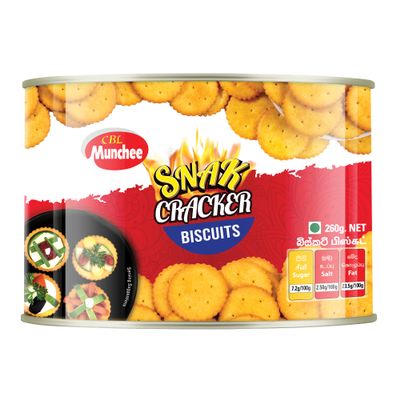 Munchee Biscuits Sri Lanka - Savoury biscuits range | Popular Flavors | Snack Pack | (1 Pack, Snak Cracker Biscuits Tin)