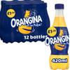 12 x Sparkling Fruit Drink Orange 420ml PMP - Sparkling Orange Juice Drink with Citrus Pulp view 1