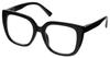 Remaldi Women's Henley Reading Glasses, Black, 1.25 view 1