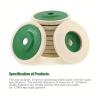 10Pcs 4 Inch 100mm Wool Polishing Wheel Buffing Pads Angle Grinder Wheel Felt Polishing Disc For Metal Marble Glass Ceramics view 4