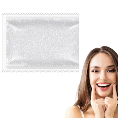 100g Temporary Tooth Repair Beads, Tooth Filling Material Replacement Thermal Adhesive Fitting Beads, Dental Denture Filler Repair Bead for Broken Chipped Tooth Fake Teeth Cosmetic Teeth Veneere
