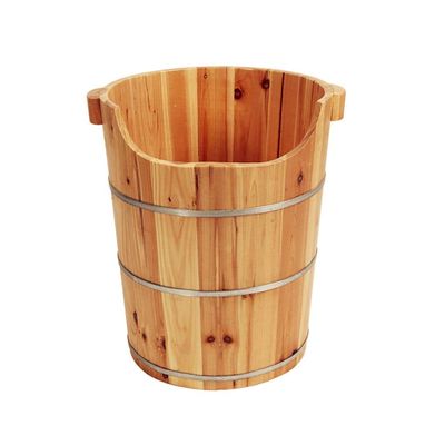 JDHSKCF Sauna Wooden Bucket,Spa, Sauna,Soak,Handmade Massage Bucket Foot Bath,Foot Spa Wash Bucket Feet Bath Basin Tub Present vision hopeful Selfless dedication