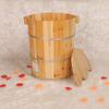 JDHSKCF Sauna Wooden Bucket,Spa, Sauna,Soak,Handmade Massage Bucket Foot Bath,Foot Spa Wash Bucket Feet Bath Basin Tub Present vision hopeful Selfless dedication view 4