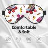 YFSGDLBN Color Roller Skates Print Printed Soft Eye Mask Sleep Aid Eye Mask Blackout Sleep Mask view 3