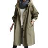 womens waterproof poncho fringe jacket snowman print grunge thermal base layers women windproof softshell for outdoor pullover sweater yellow cardigan long sleeve tops waterproof coat mens view 1