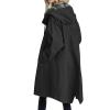 womens waterproof coat with hood kimono jackets uk fashion 2024 military jacket women ladies winter coat shimmer embellished waterfall chunky tie up christmas jumpers ladies evening tops men view 4