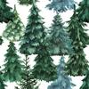 3-Ply Daisy Xmas Decoupage Tissue Paper Napkins Decorative Christmas Serviettes 33cm x 33cm - Pack of 20 (Watercolour Winter Forest) view 1