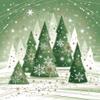 3-Ply Daisy Xmas Decoupage Tissue Paper Napkins Decorative Christmas Serviettes 33cm x 33cm - Pack of 20 (Ambience Christmas Forest) view 1