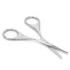Stainless Steel Trimming Scissors, Nose Hair Scissors, Rounded Tip, Mirror Polishing, Trimming Eyebrows Beard, for Men and Women (MJ-WB090) view 1