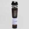 Phoenix Fitness Protein Shaker Bottle with Storage Compartments - 500ml Leakproof BPA Free Easy Clean Bottle for Powder Shakes, Supplements, Vitamins & Snacks - Black view 2