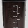 Phoenix Fitness Protein Shaker Bottle with Storage Compartments - 500ml Leakproof BPA Free Easy Clean Bottle for Powder Shakes, Supplements, Vitamins & Snacks - Black view 4