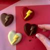 Choc on Choc - Love Struck Chocolate Box - Handmade Belgian Chocolate Gift - Milk, Dark & White Chocolate Hearts with Lightning Bolts - Romantic Valentines Day Treat - 175g view 2