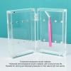 Tweezer Holder Stand, Thickened Acrylic Magnetic Transparent Eyelash Extension Tweezers Organizer with 8 Holes for Beauty Eyelash Shop, Nail Salon, Beauty Salon view 3