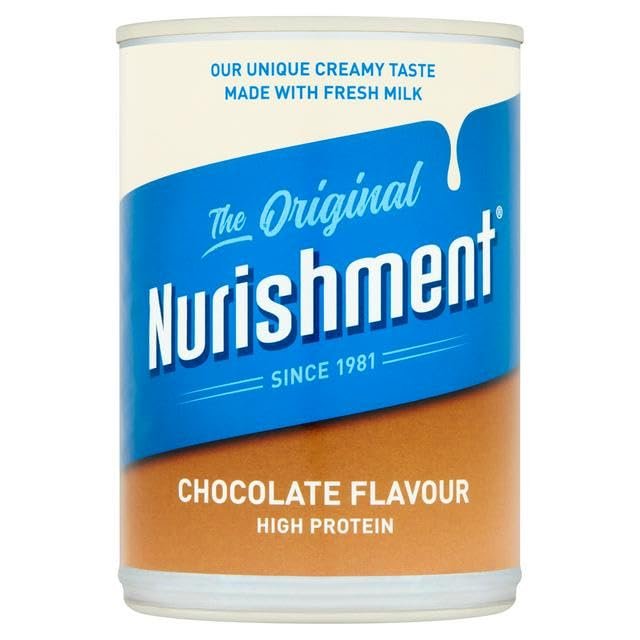 Nurishment The Original Chocolate Flavour - 12 x 400g | High Protein Enriched Milk Drink | Delicious Chocolate Flavour | Ready-to-Drink | Creamy Taste