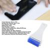 Silicone Dust Roller, Handle Blue Anti Static Roller, Reusable Cleaner Tool with Aluminum Handle, Manual Roller for Clothes Hair Dust Fibers (5CM) view 2