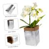 FUNOMOCYA Washable Kraft Paper Storage Bag Versatile Reusable Paper Flowerpot Cover Fruit Storage for Home School Travel and Grocery Shopping view 4