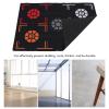 2mm Basketball Training Mat Mute Black Rubber Basketball Training System for Home Kids view 4