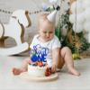 Blue Glitter Sweet One Cake Topper, Blueberry One/Happy 1st Birthday, Blueberry Summer Holiday Fruit Baby's 1st Birthday Baby Shower Party Decorations Supplies view 4