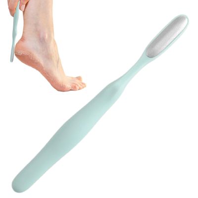 Pedicure Foot File,Foot File Callus Remover Foot Scrubber - Shower Foot Scrubber Skin Removal Foot File Callus Remover Long Handled Toe Brush for Wet and Dry Feet