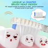 5Pcs Kids Replacement Toothbrush Heads Compatible with Seago SG-513/977/EK6/SG-2139, Brush-Baby WildOnes/KIDZSONIC, Dada-Tech DT-BB1/DT-977/DT-K6 Green Large Size for 3+ Years view 3