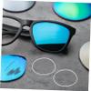 Anneome 10pcs Eyeglasses Setup Gaskets Explosion-proof Glasses Gaskets Install Kit for Frameless and Half-frame Glasses Repair Accessories view 2