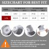 2Pairs Plantar Fasciitis Socks, Professional Ankle Compression Socks Functional Socks for Neuropathy,Neuro Socks for Men Women (Grey XL) view 2