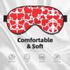 Love Heart Eye Sleep Mask,Blackout Eye Mask for Sleeping, Comfort Sleep Eye Mask for Travel Meditation Nap view 3