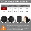 2Pairs Plantar Fasciitis Socks, Professional Ankle Compression Socks Functional Socks for Neuropathy,Neuro Socks for Men Women (Black M) view 2