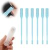 2-in-1 Nose Hair Trimmer, 2024 Double Sided Nose Hair Knife, Nostril Hair Remover Tool, Portable Manual 360 Rotating Nose Hair Trimmer for Men and Women (Blue, 6 Pieces) view 1