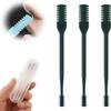 2-in-1 Nose Hair Trimmer, 2024 Double Sided Nose Hair Knife, Nostril Hair Remover Tool, Portable Manual 360 Rotating Nose Hair Trimmer for Men and Women (Dark Green, 3 Pieces) view 1
