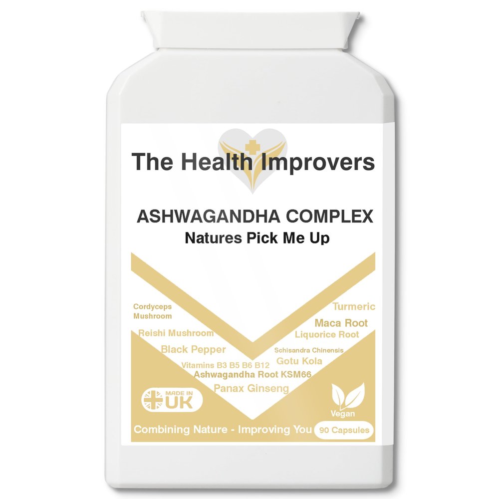 Ashwagandha Supplement for Stress and Fatigue Relief, Immune System Support, Mental Focus & Reduction in Tiredness and Fatigue - Vegan Capsules