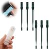 2-in-1 Nose Hair Trimmer, 2024 Double Sided Nose Hair Knife, Nostril Hair Remover Tool, Portable Manual 360 Rotating Nose Hair Trimmer for Men and Women (Dark Green, 6 Pieces)